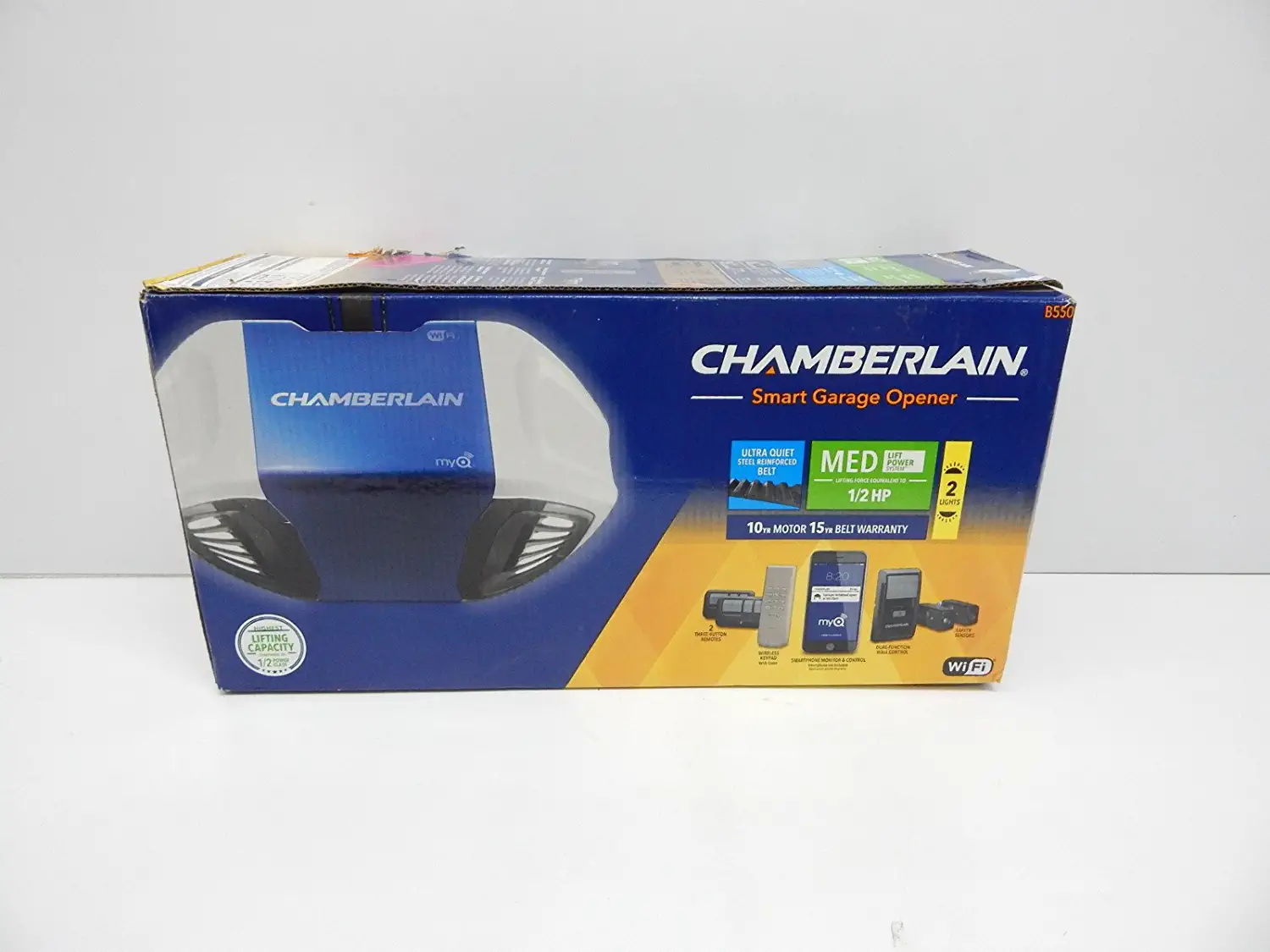 Chamberlain B550 Smartphone-Controlled Garage Door Opener Logo