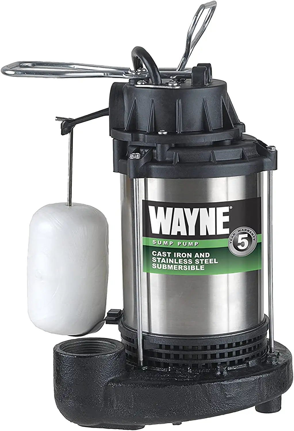 Wayne Submersible Cast-Iron and Stainless-Steel Sump Pump Logo