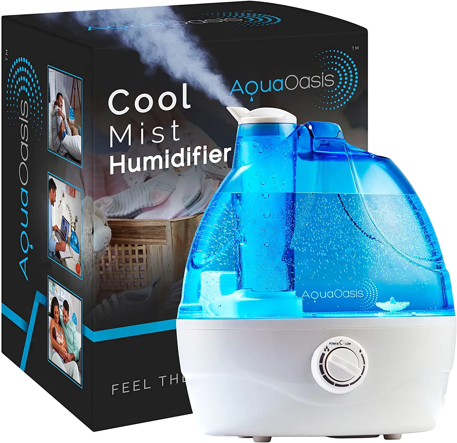AquaOasis Cool Mist Humidifier Logo
