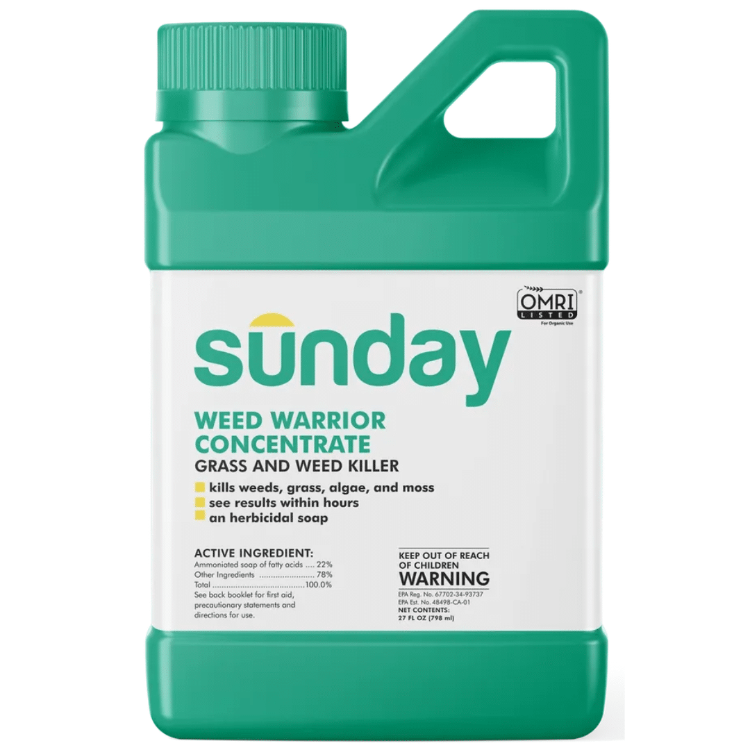Sunday Weed Warrior Herbicide Concentrate Logo