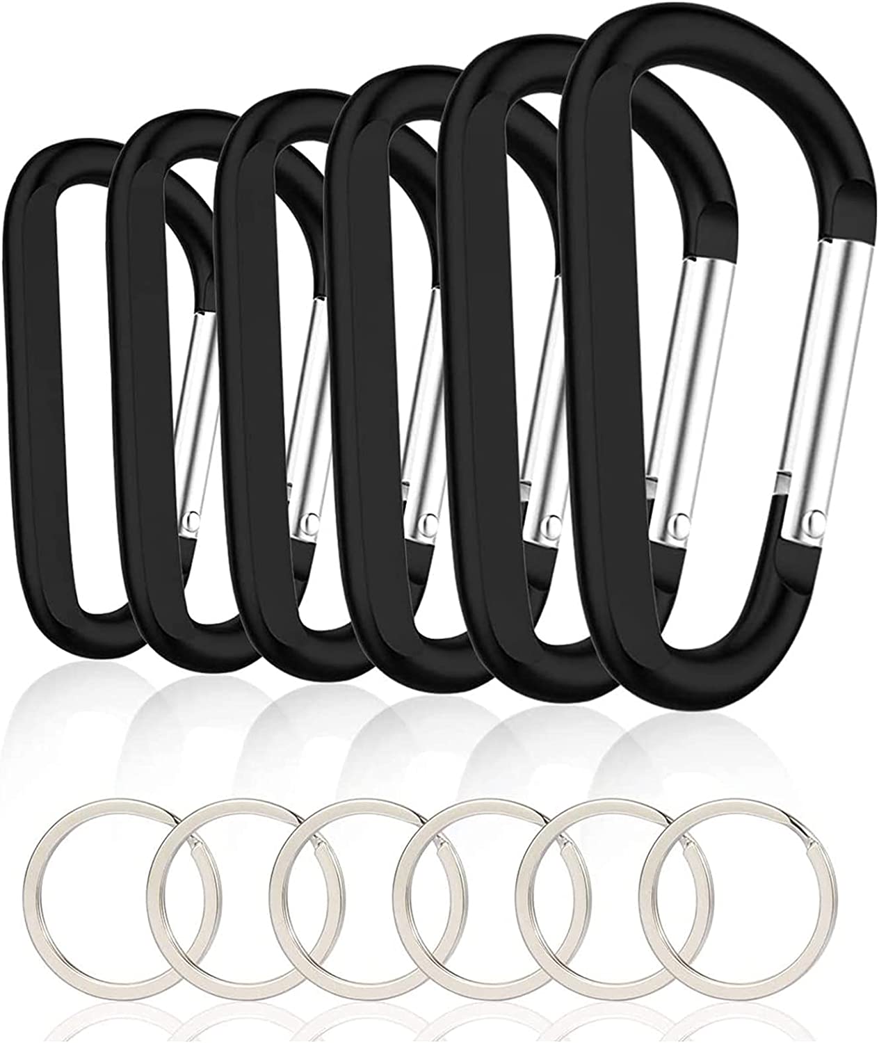 Carabina Clips Snap Hooks Heavy Duty All Models Stainless Steel Carabiner  Clip