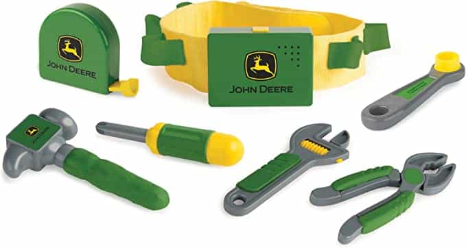 TOMY John Deere Deluxe Talking Tool Belt Logo