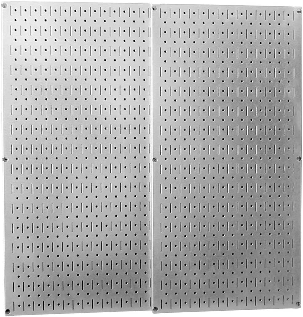 Wall Control 30-P-3232GV Galvanized Steel Pegboard Pack Logo