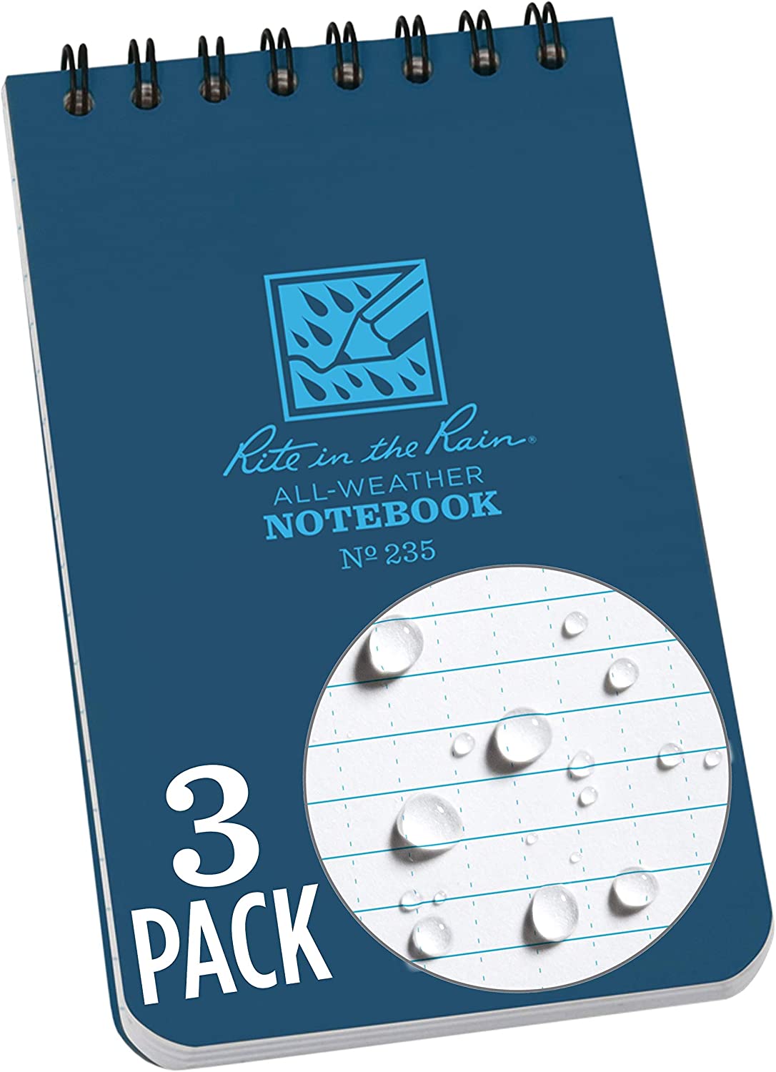 Rite in the Rain Weatherproof Top-Spiral Notebook Logo