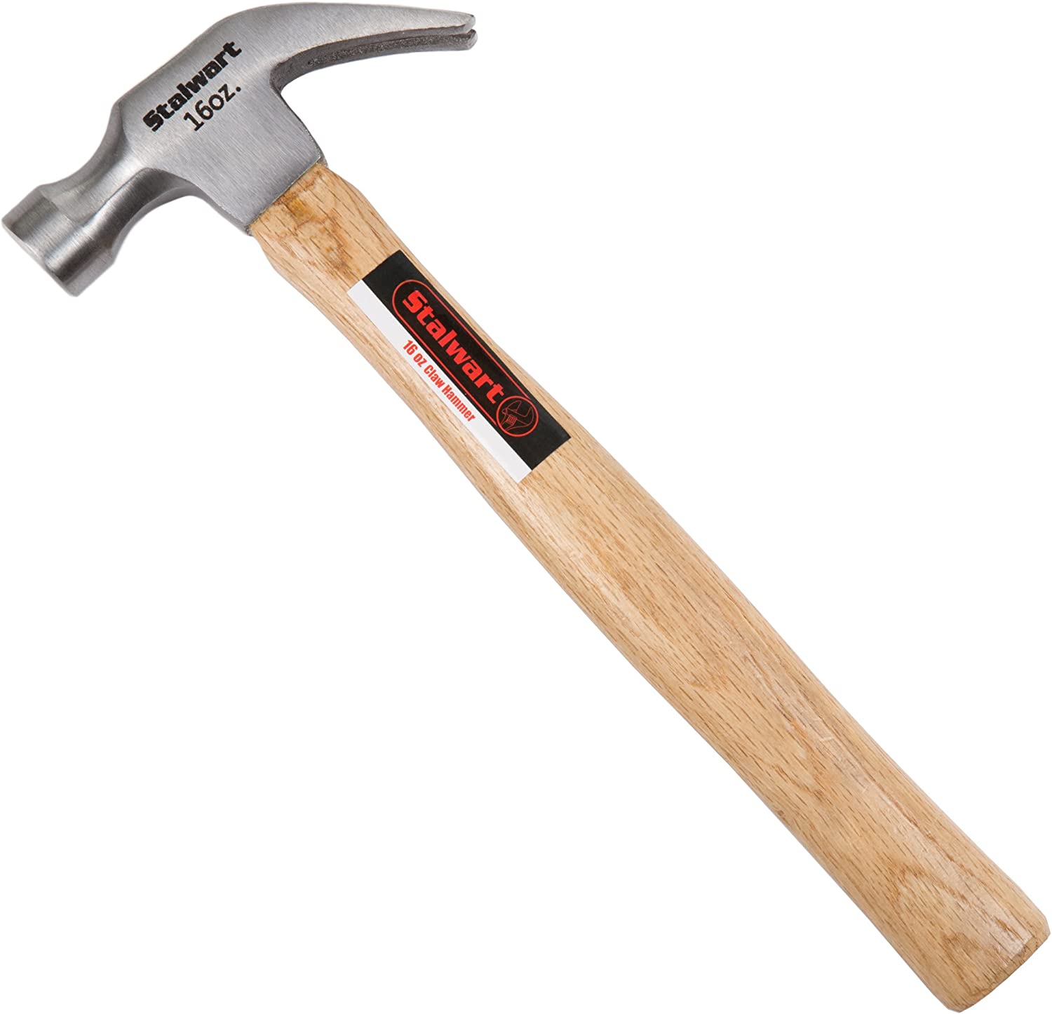 Stalwart 16-Ounce Natural Hardwood Claw Hammer Logo