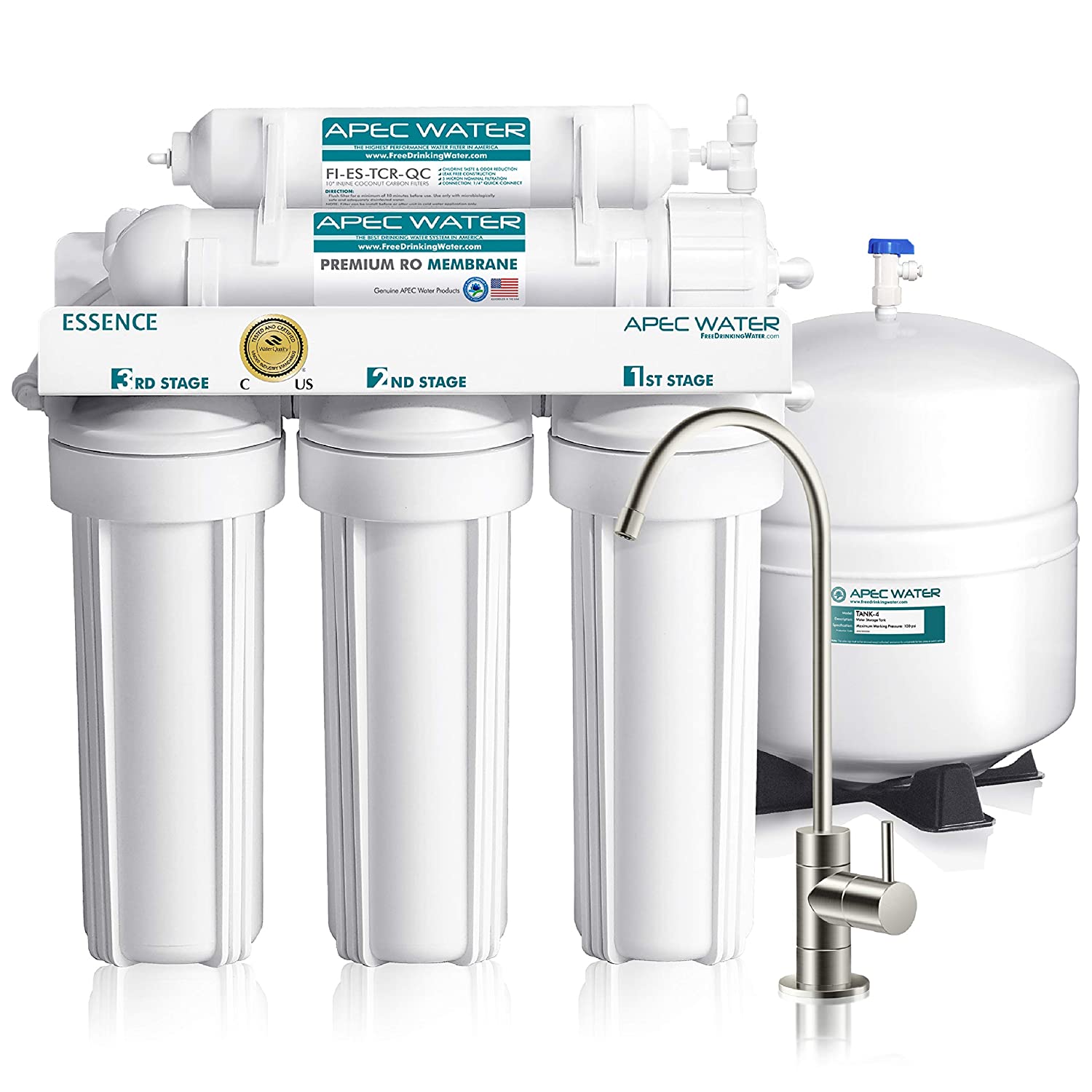 APEC Water Systems Five-Stage Reverse Osmosis System Logo
