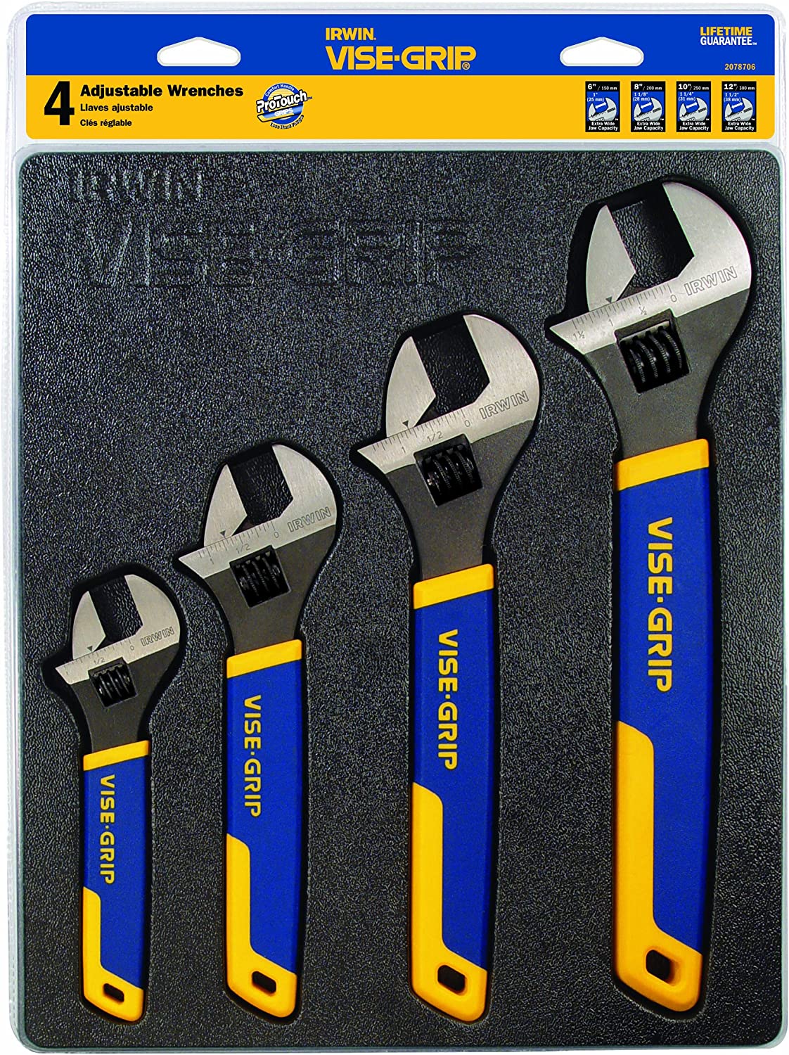 IRWIN Vise-Grip Adjustable Wrench Set Logo