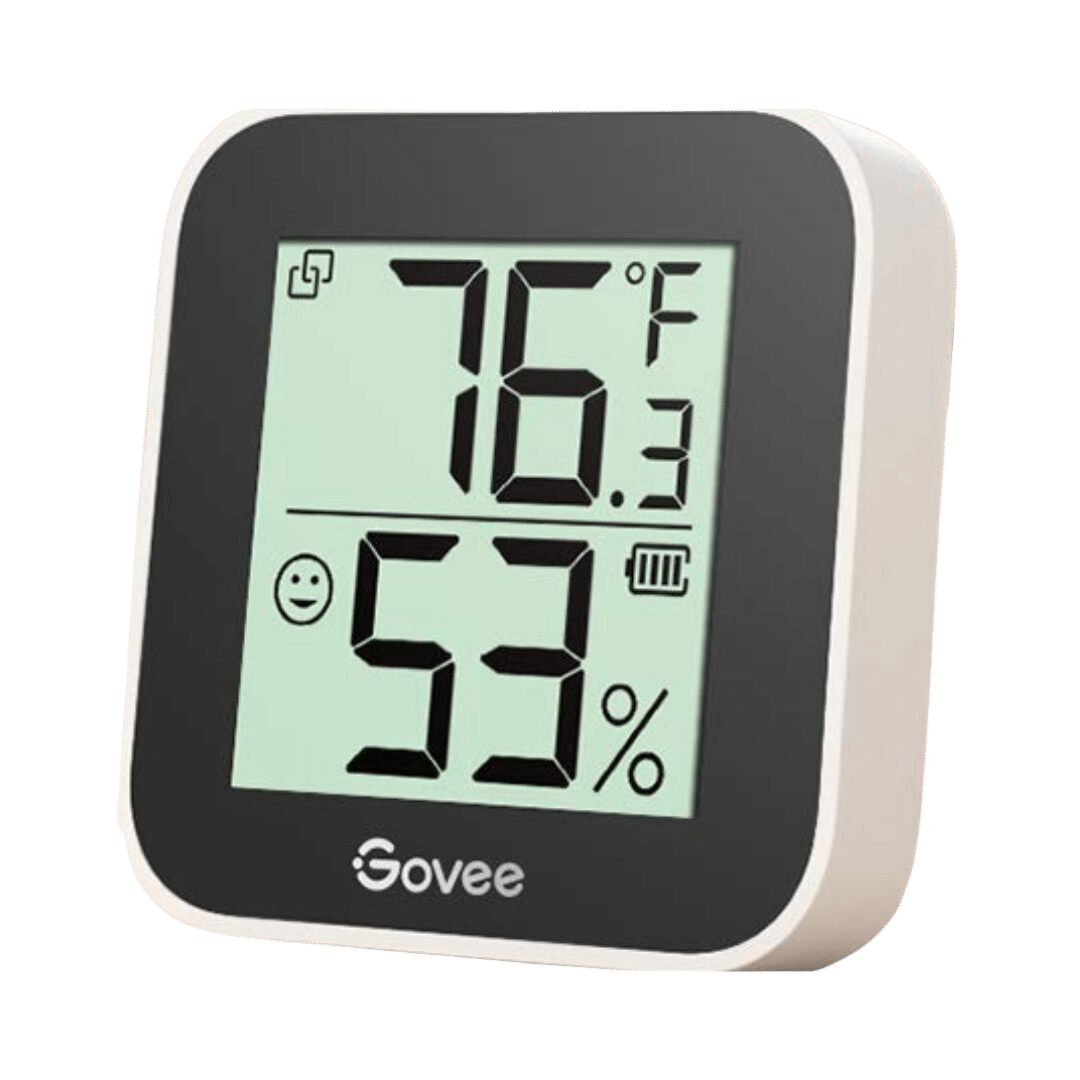 Govee Temperature Humidity Monitor 2-Pack, Indoor Room Thermometer  Hygrometer with App Alert, Mini Bluetooth Digital Thermometer Humidity  Sensor with