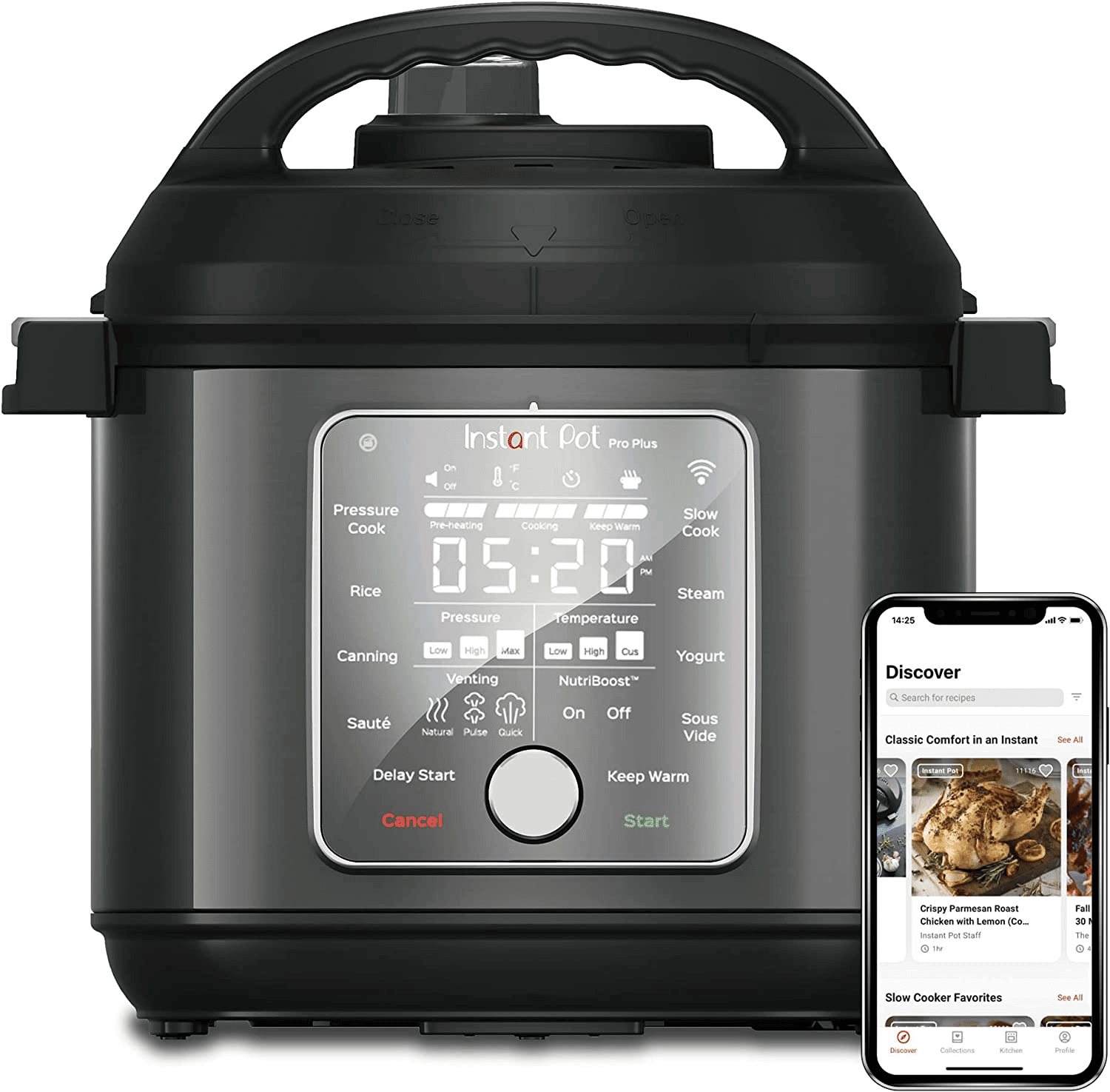 Instant Pot 10-In-1 Pressure Cooker and Canner Logo