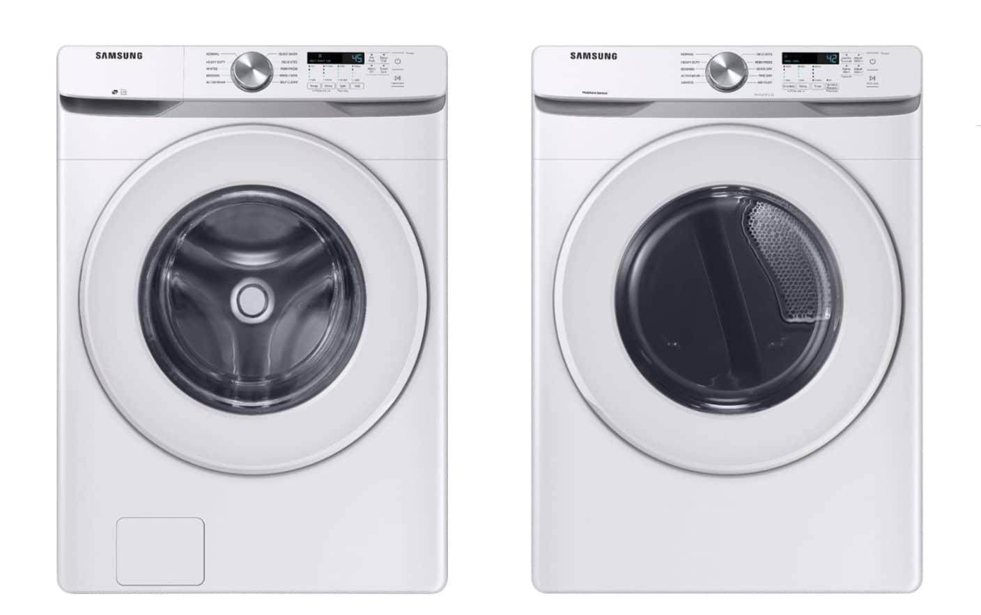 Samsung High Efficiency Front Load Washer and Electric Dryer Logo