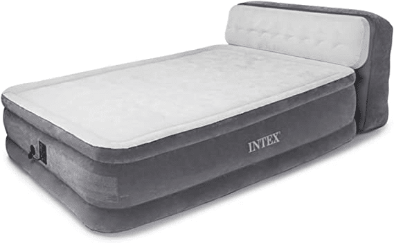 Intex Pillow Top Bed Air Mattress With Headboard  Logo