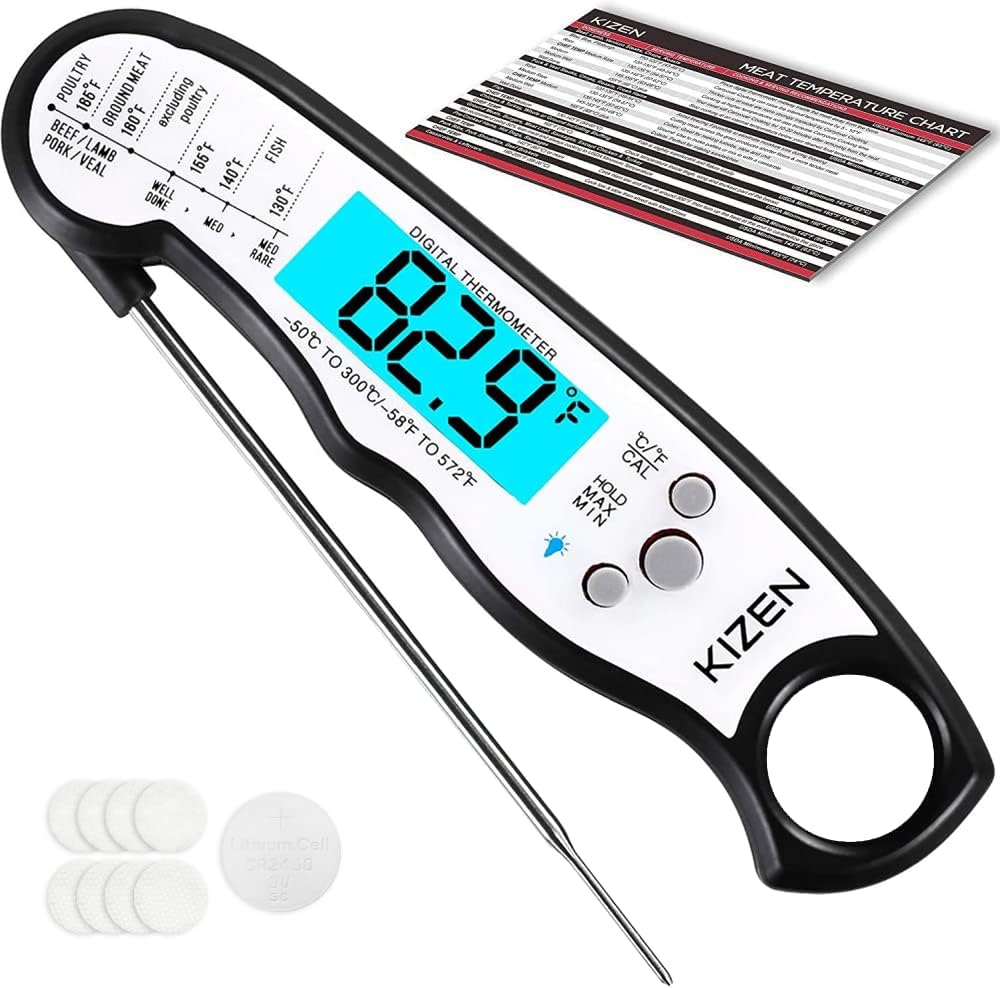 Kizen Instant-Read Meat Thermometer Logo